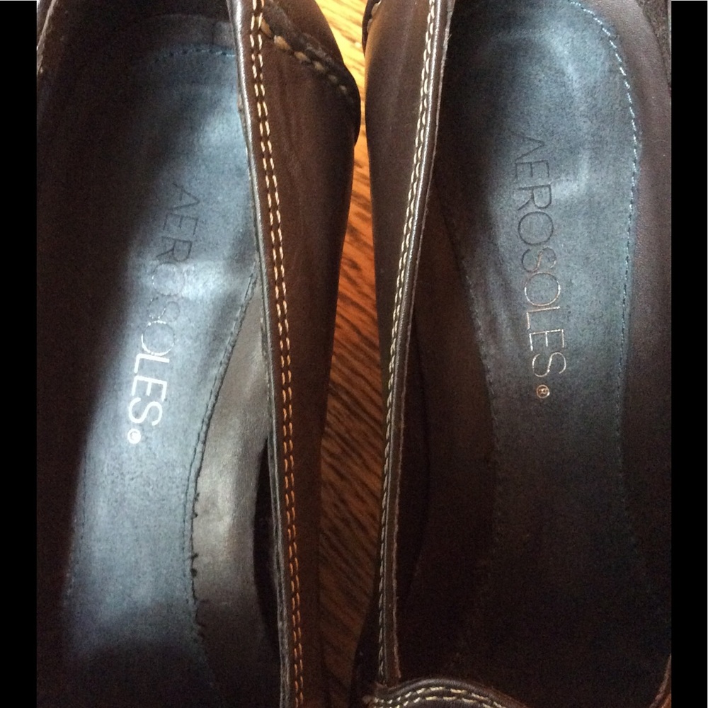❌FINAL❌ Vintage Brown Leather Aerosols Shoes - Picture 6 of 8